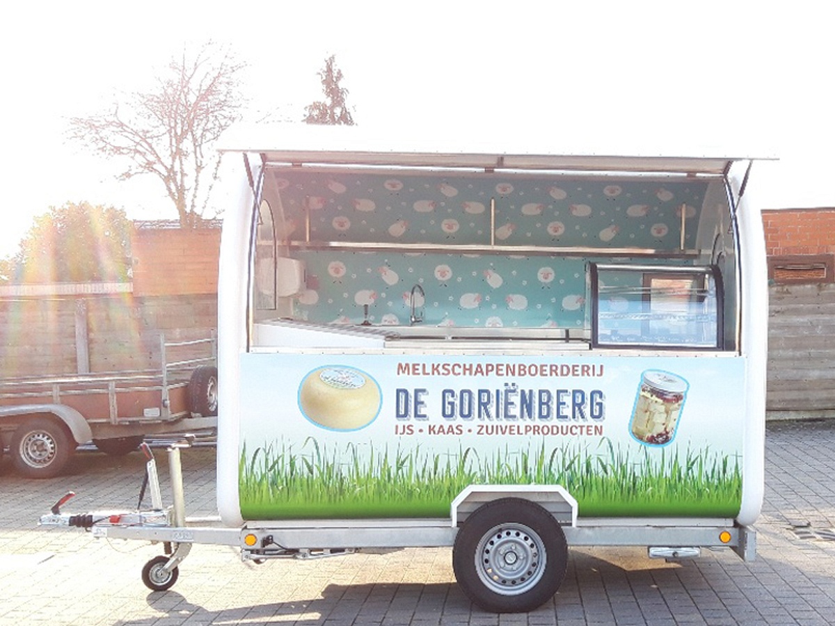 Autobelettering FoodTruck De Goriënberg