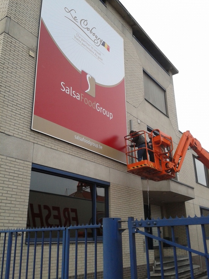 Spandoeken Salsa Food Group BSign Reclame